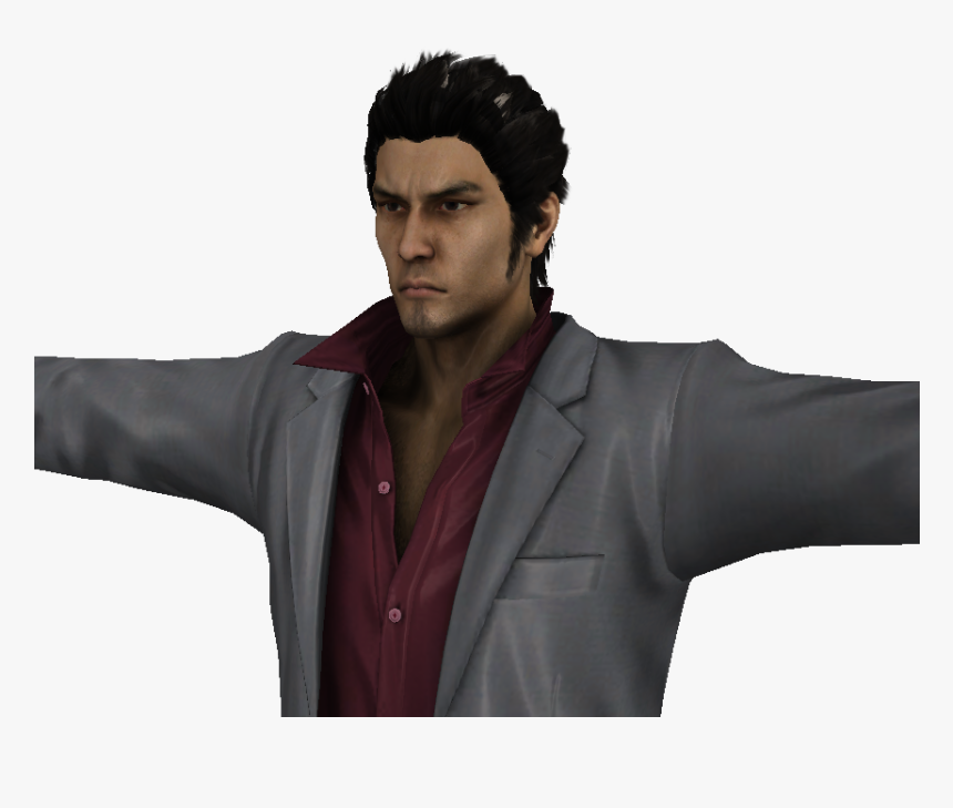 Yakuza Kiryu 3d Model, HD Png Download, Free Download