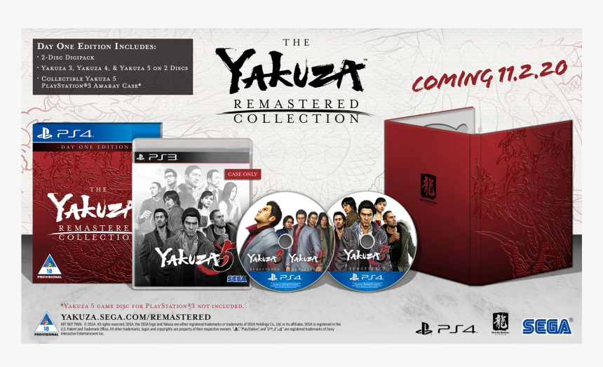 Yakuza Remastered Collection Day One Edition, HD Png Download, Free Download