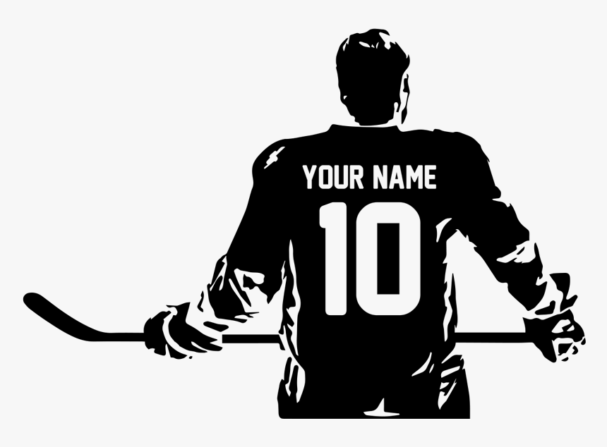 Personalized Hockey Wall Decals, HD Png Download, Free Download