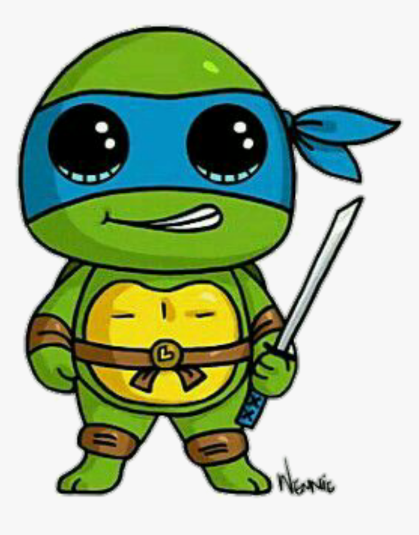 #tortugasninja @araedits - Cute Kawaii Turtle, HD Png Download, Free Download