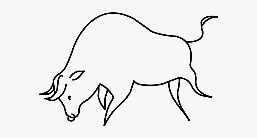 Rodeo Bull Silhouette - วาด รูป วัว ชน, HD Png Download, Free Download