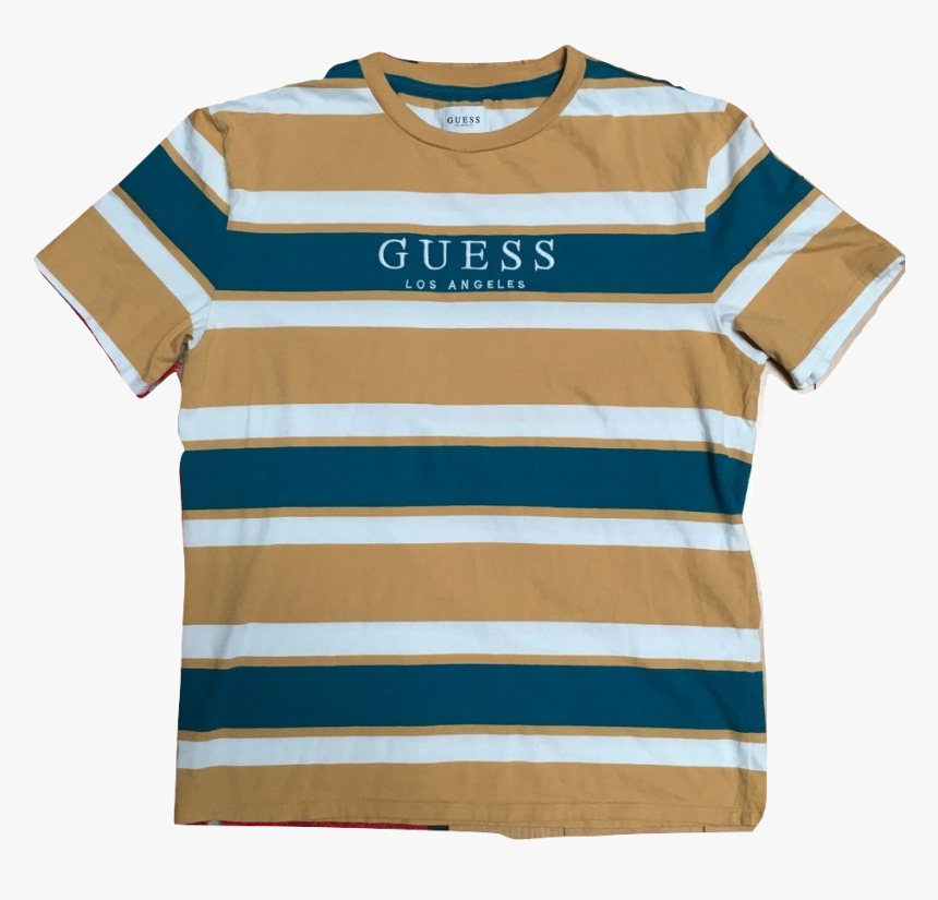 Striped Shirt Guess Png, Transparent Png - kindpng