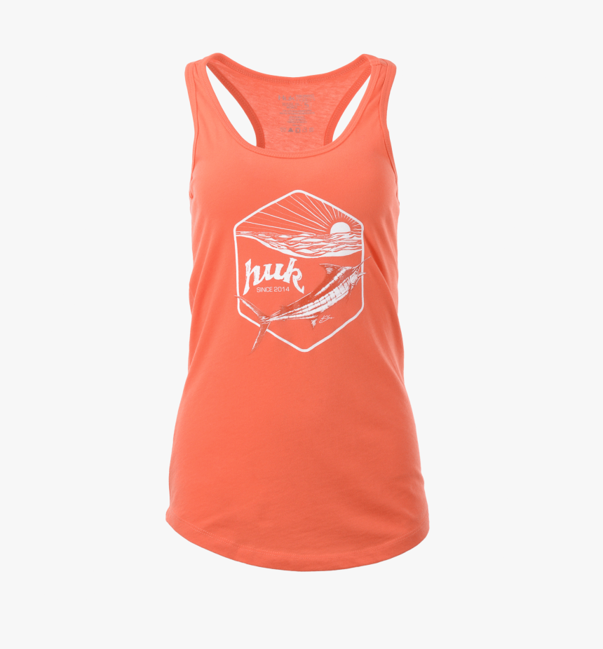 Huk Ladies Sunrise Racer Tank"
 Class= - Active Tank, HD Png Download, Free Download