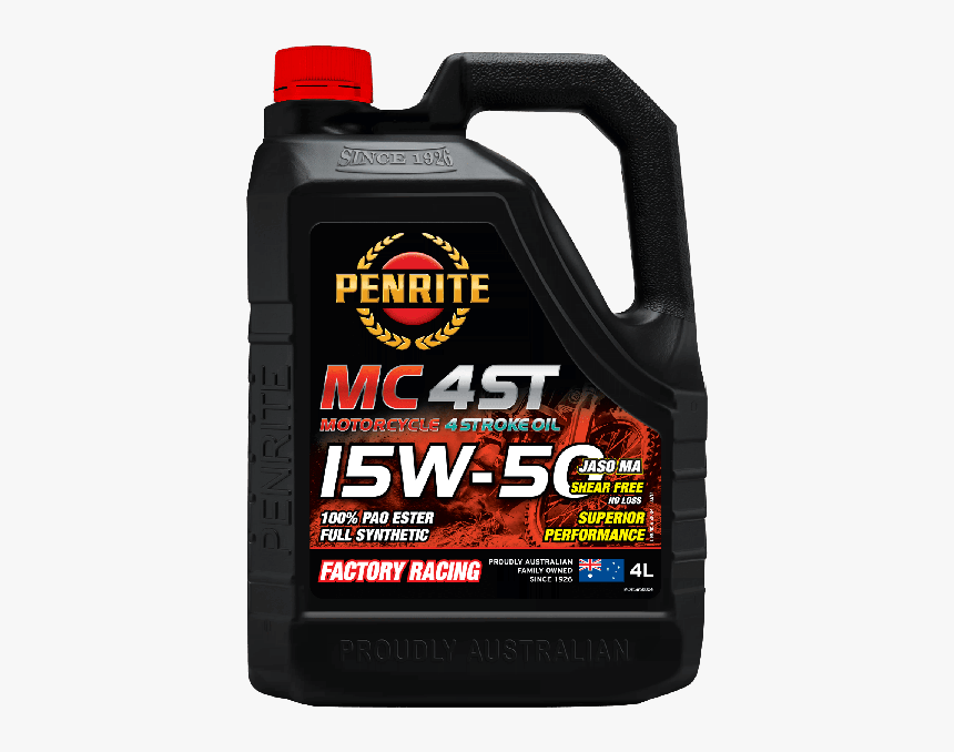 Penrite Mc4 Sae 15w50 Synthetic 4l - Bottle, HD Png Download, Free Download