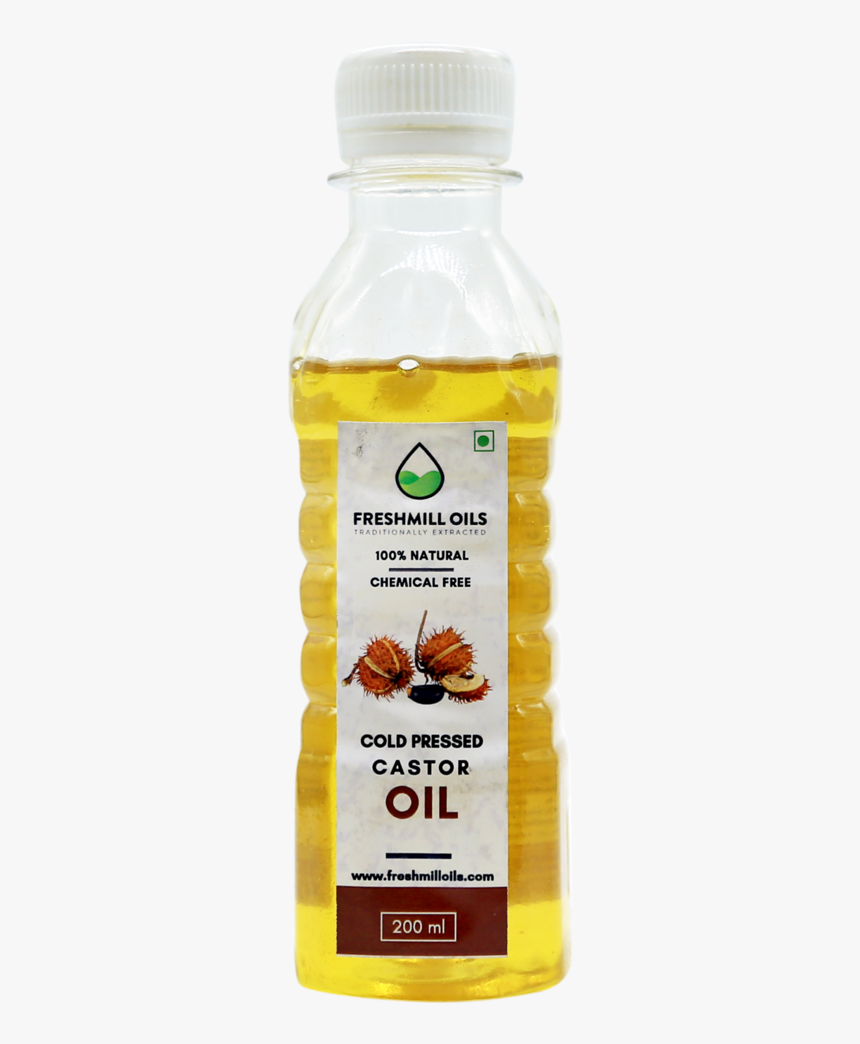 Pure Cold Pressed Castor Oil, 200ml - Plastic Bottle, HD Png Download, Free Download