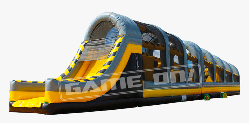Front Side View Of The Toxic Drop Inflatable Obstacle - Inflatable, HD Png Download, Free Download