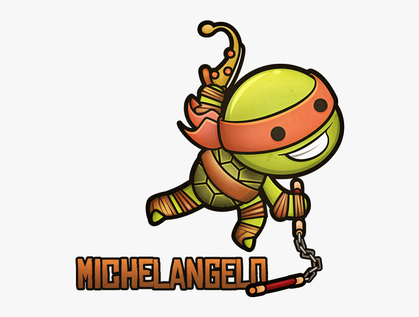 Transparent Tmnt Michelangelo Png - Cute Michelangelo Ninja Turtle, Png Download, Free Download