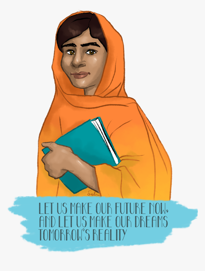 Malala And Her Friends Drawings, HD Png Download, Free Download