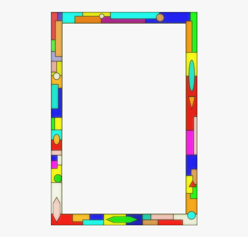 Picture Frame,play,square - Colorful Borders Borders Design, HD Png Download, Free Download