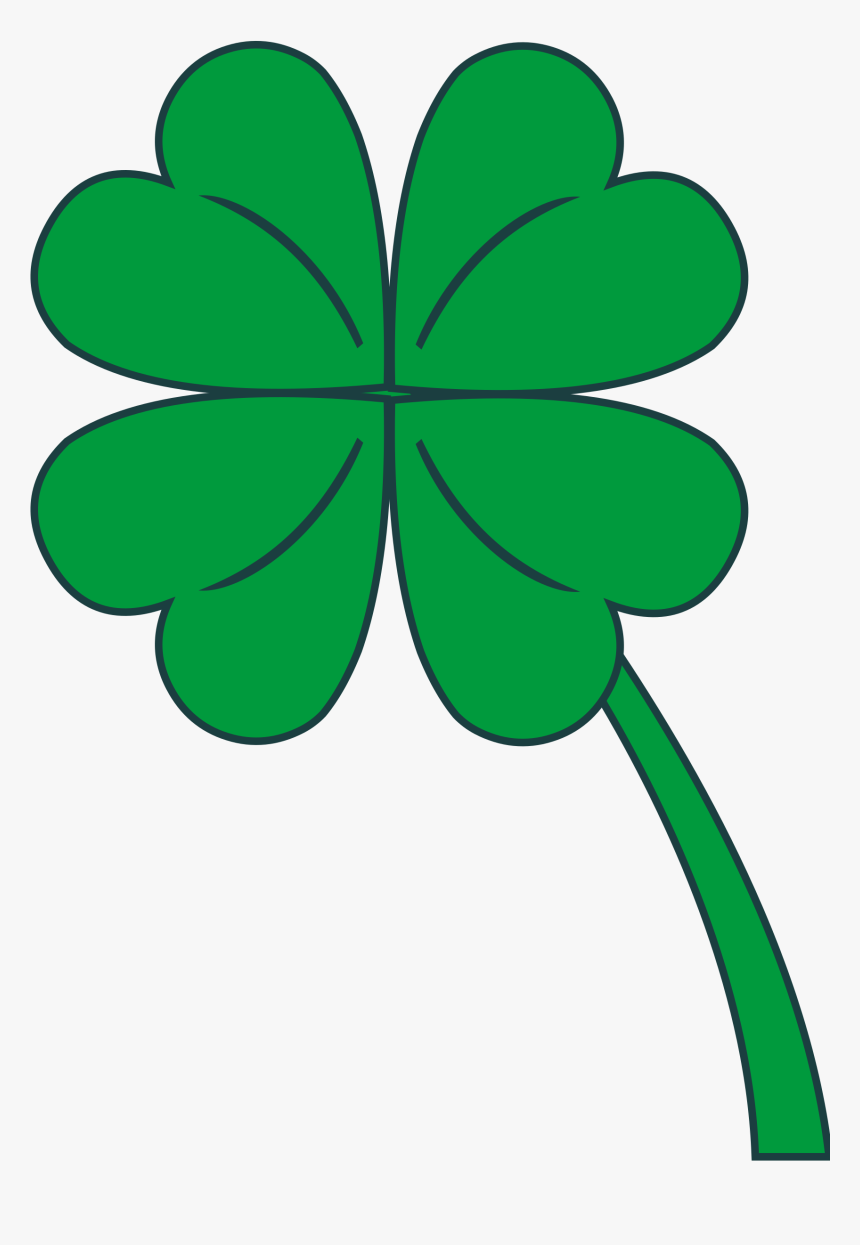 Transparent White Four Leaf Clover Png - Four Leaf Clover Clip Art, Png Download, Free Download