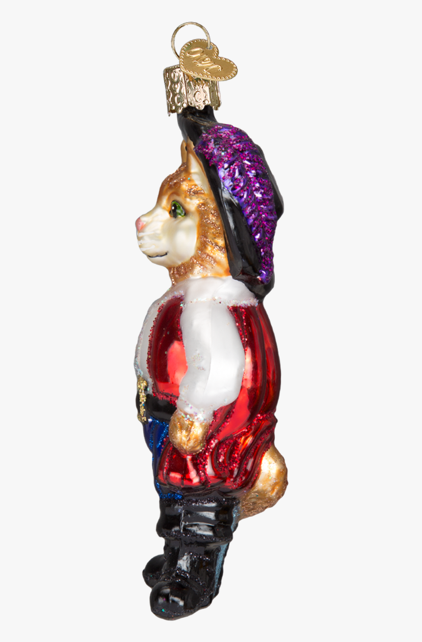 Old World Christmas Puss In Boots Glass Ornament - Figurine, HD Png Download, Free Download