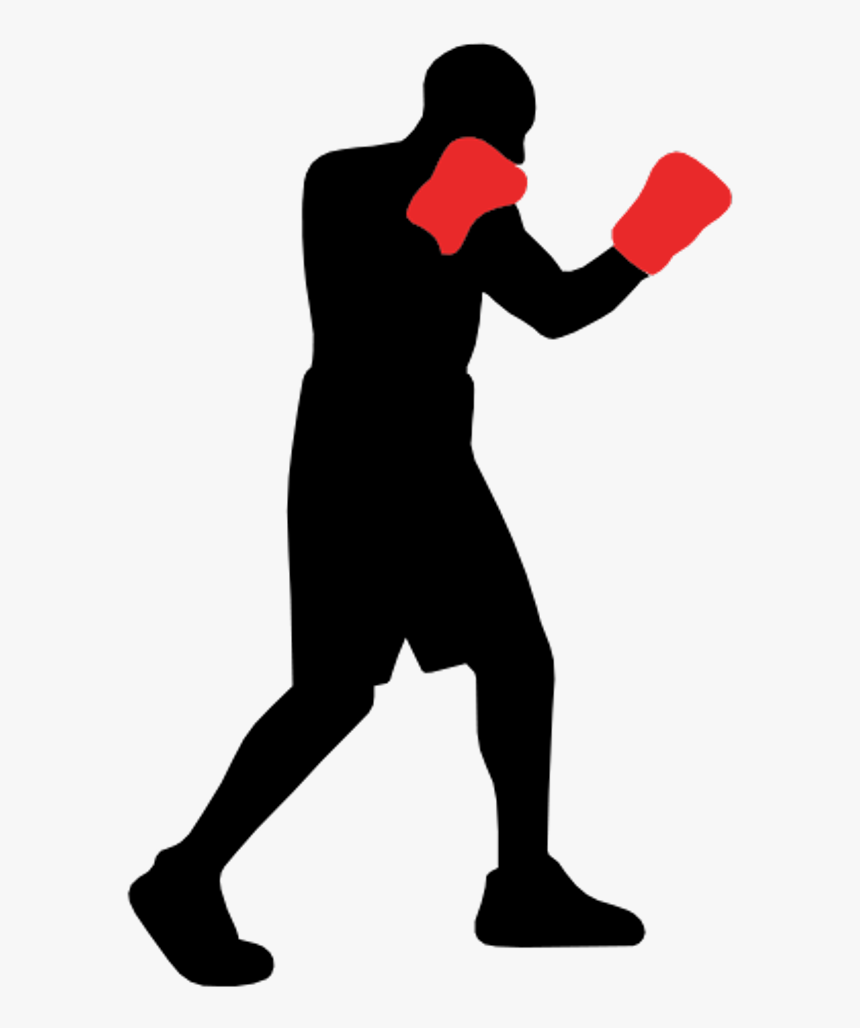 #silhouette , #boxing , #boxer , #freetoedit - Boxing Silhouette Png, Transparent Png, Free Download