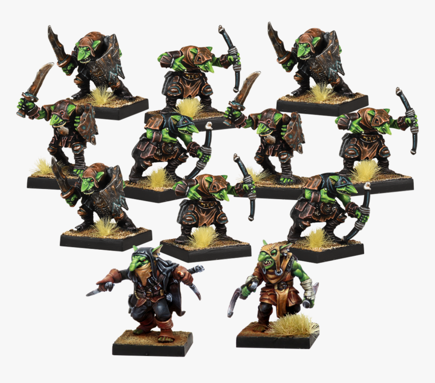 Kings Of War - Kings Of War Vanguard Goblin Warband Set, HD Png Download, Free Download