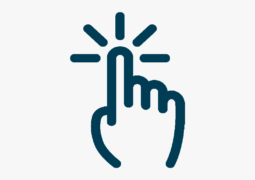 Hand Click Here Png, Transparent Png, Free Download