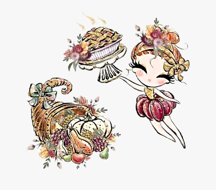 #watercolor #thanksgiving #cornucopia #givethanks #thanks - Illustration, HD Png Download, Free Download