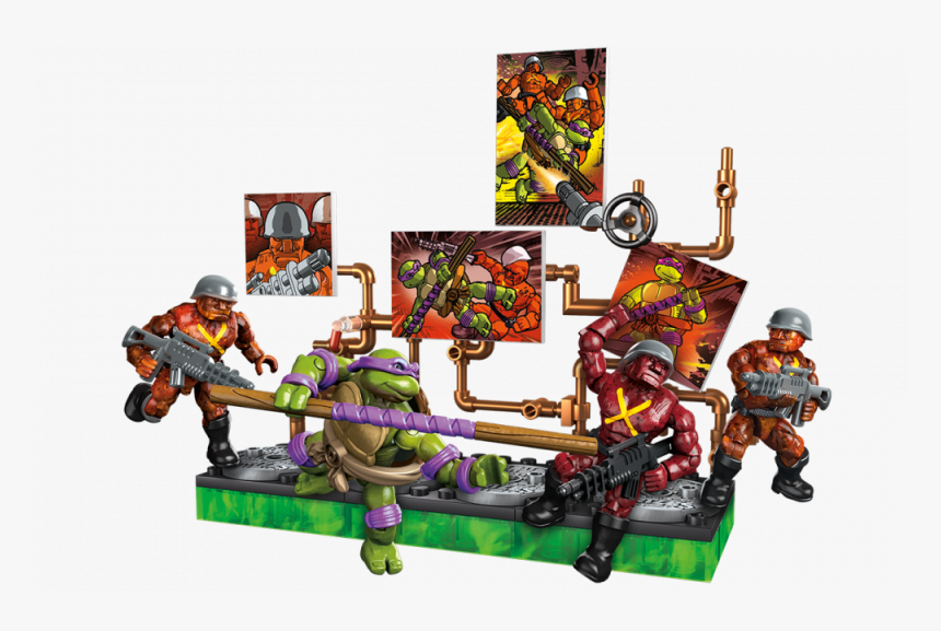 Donatello Battle Pack - Mega Construx Teenage Mutant Ninja Turtles Donatello, HD Png Download, Free Download