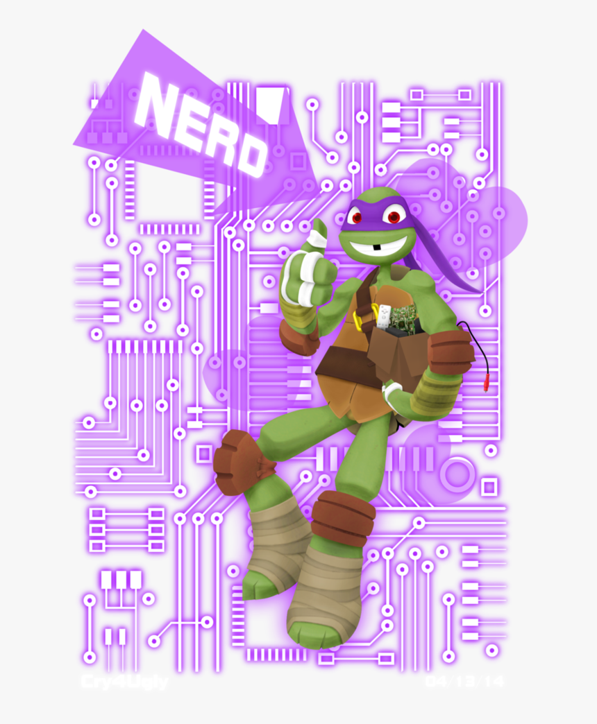 The Nerd D - Donnie Wallpaper Tmnt Cute, HD Png Download, Free Download