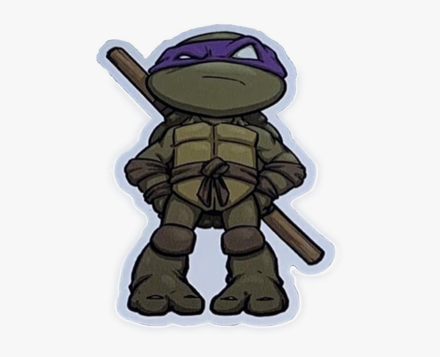 #stickergang #ninja #turtles #donatello #cartoon #kendo - Želvy Ninja Kreslené, HD Png Download, Free Download