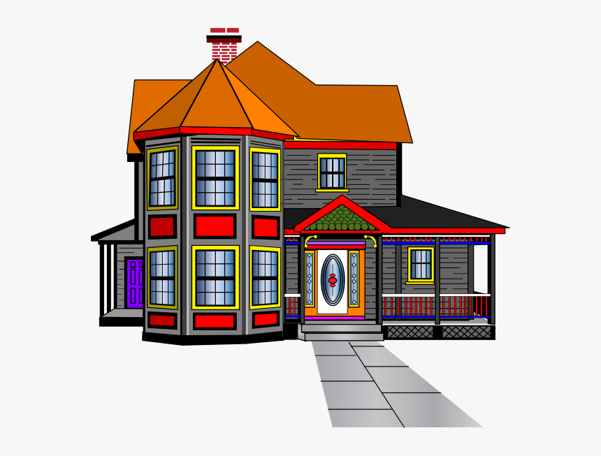 Haunted House Clipart Big House - House Clip Art, HD Png Download, Free Download