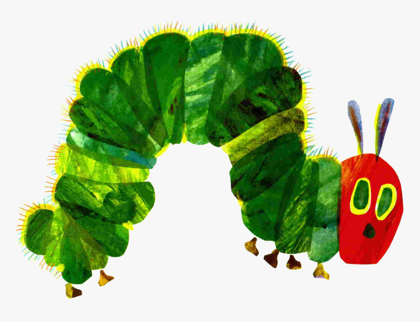 Caterpillar Transparent Background - Very Hungry Caterpillar Cover, HD Png Download, Free Download
