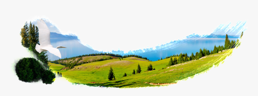 Tinta Y Lavar El Paisaje - Hill, HD Png Download, Free Download