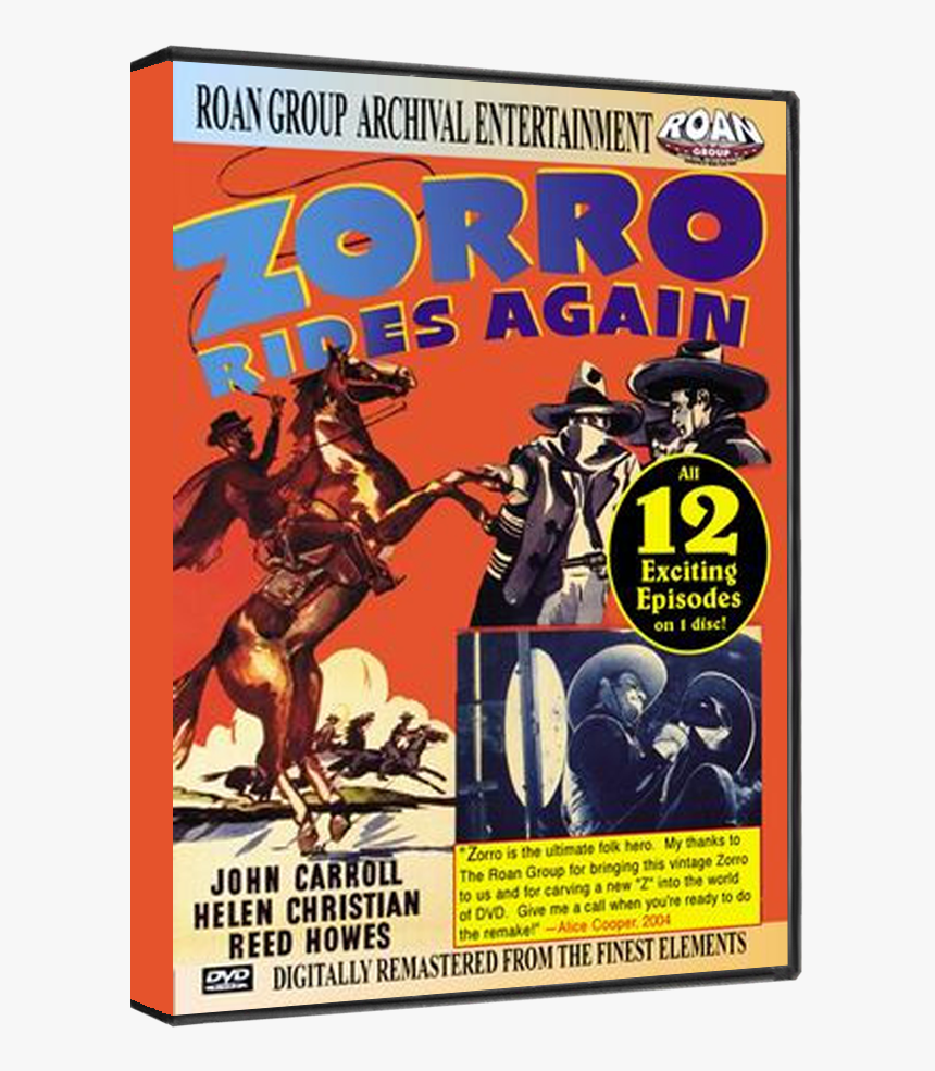 Film Posters Zorro Rides Again, HD Png Download, Free Download