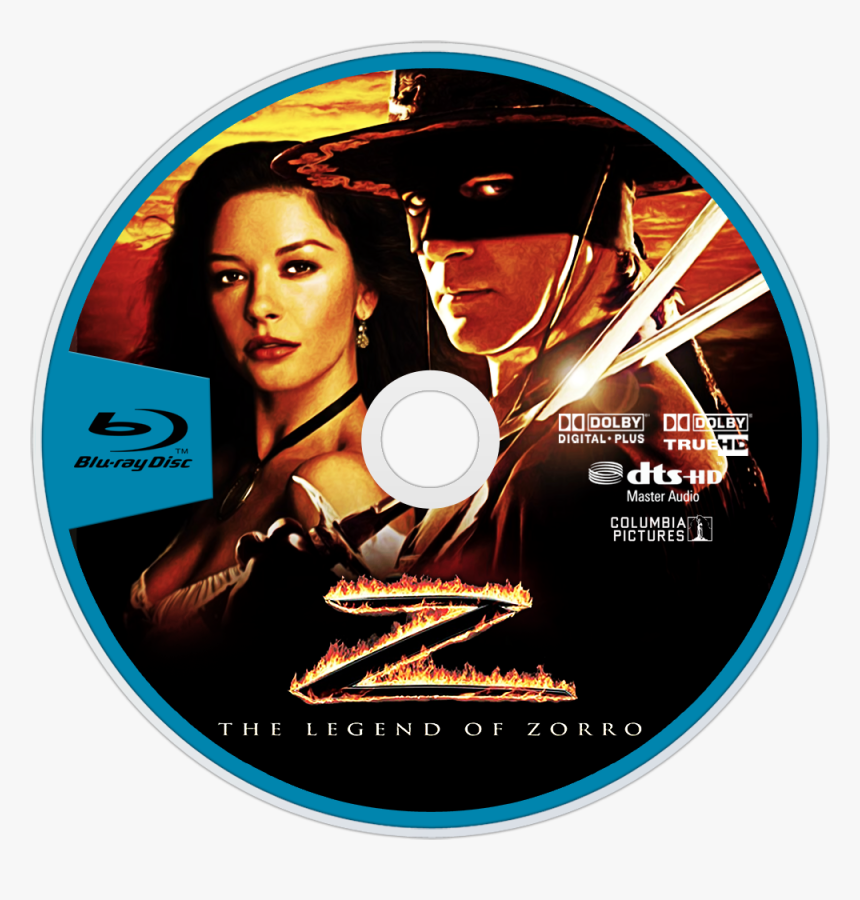 The Legend Of Zorro Bluray Disc Image - Legend Of Zorro Full Screen Dvd, HD Png Download, Free Download