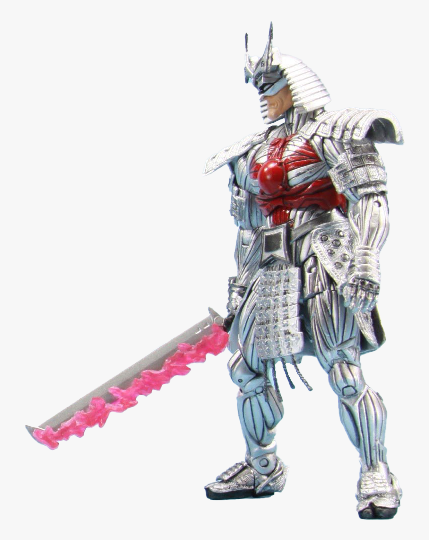 Silver Samurai Png Photo Background - Figurine, Transparent Png, Free Download