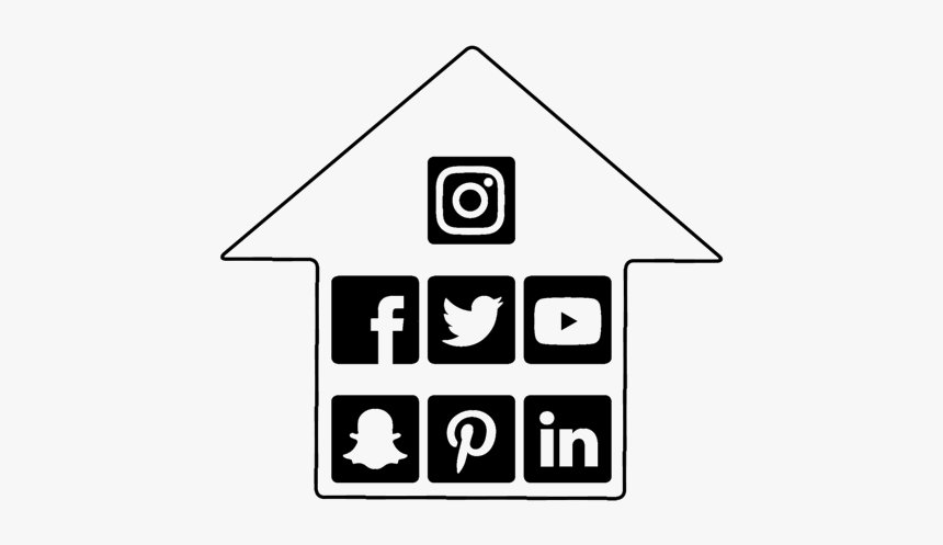 Inhouse Digital Icon Socialmediastrategy - Sign, HD Png Download, Free Download