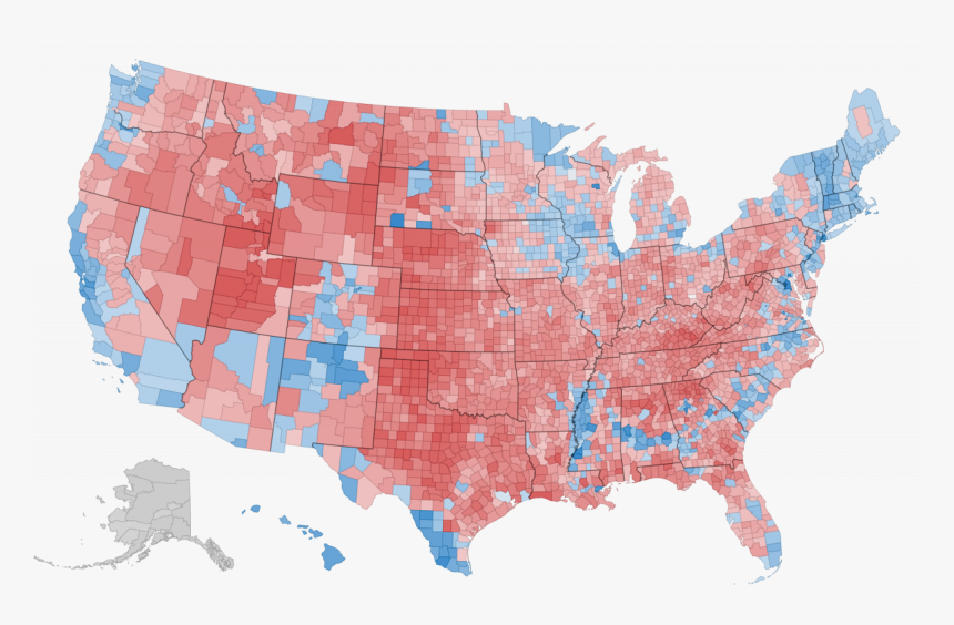 Ben Winston Applied Demography - America Election 2016 Map, HD Png Download, Free Download