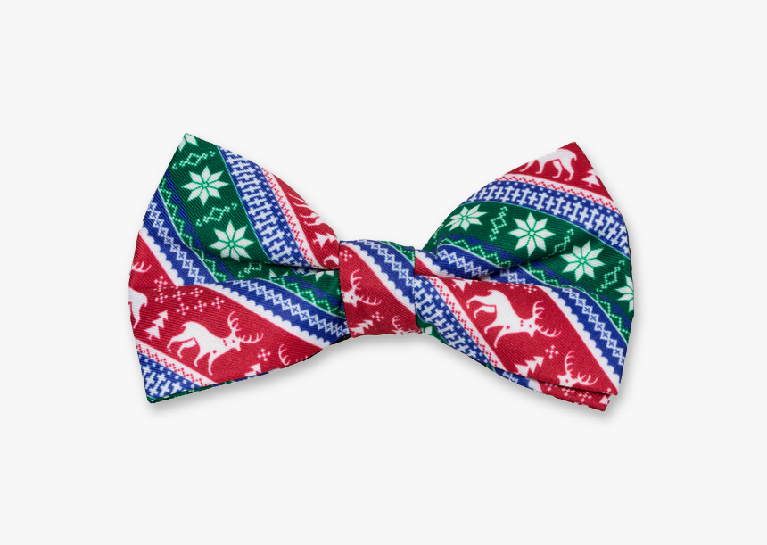 X-mas Bow Tie Red/green/blue - Noeud Papillon Noel, HD Png Download, Free Download