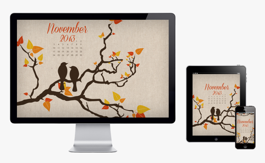 Free Wallpaper For November, HD Png Download, Free Download