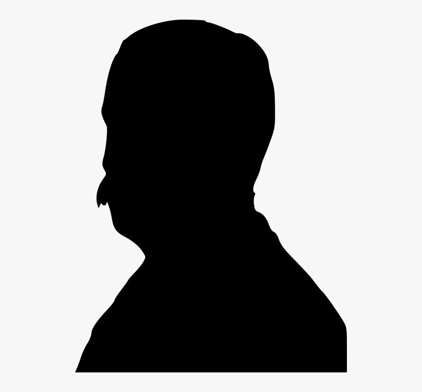 Silhouette Of A Old Man, HD Png Download, Free Download