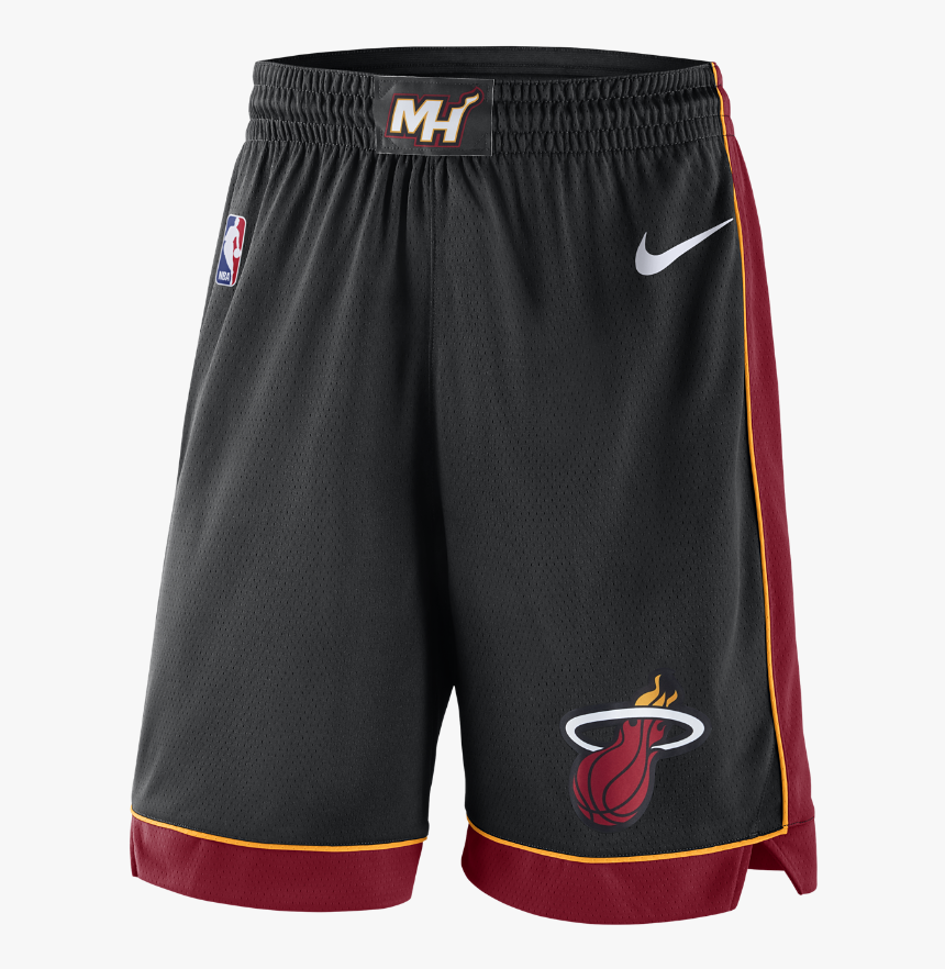 Miami Heat Nike Icon Edition Swingman Men"s Nba Shorts - Miami Heat Jersey Shorts, HD Png Download, Free Download