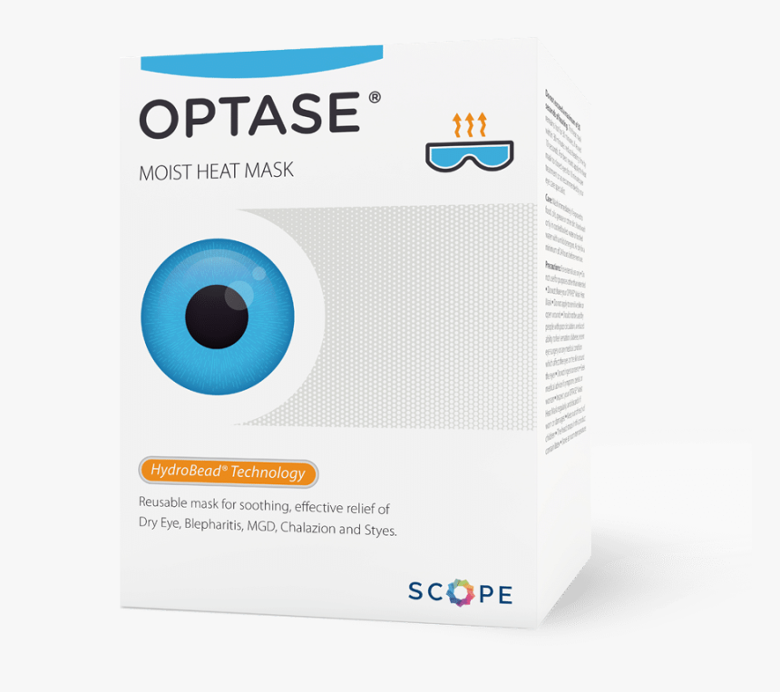 Scope Optase Moist Heat Mask Pack - Optase Tto Lid Wipes, HD Png Download, Free Download