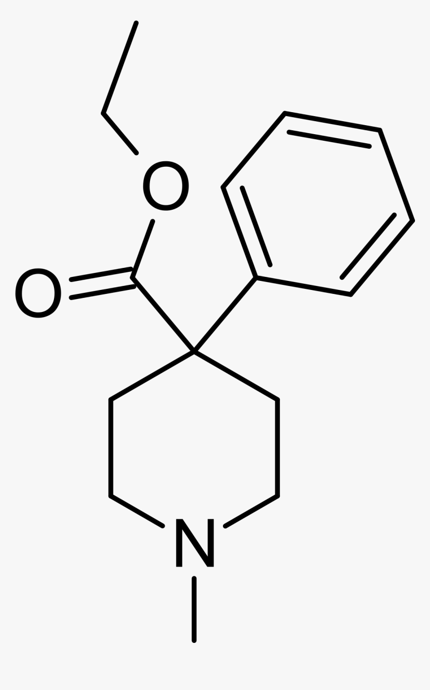 Pethidine Structure, HD Png Download, Free Download