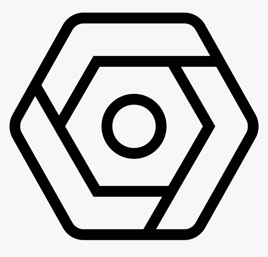 There Is A Hexagon With Some Extra Lines On The Inside - Google Cloud Platform White Icon, HD Png Download, Free Download