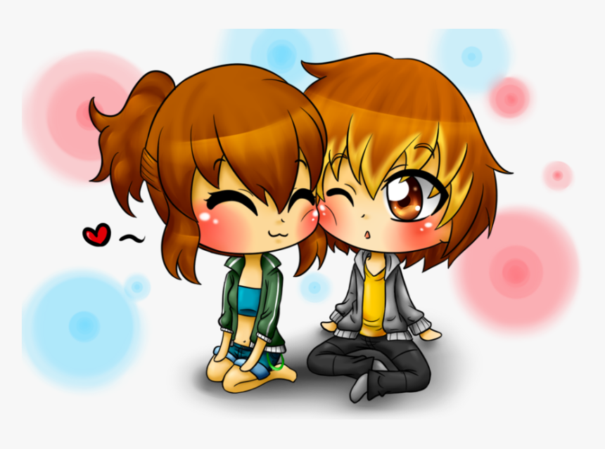 Transparent Enamorados Png - Imagenes De Chibis Enamorados, Png Download, Free Download