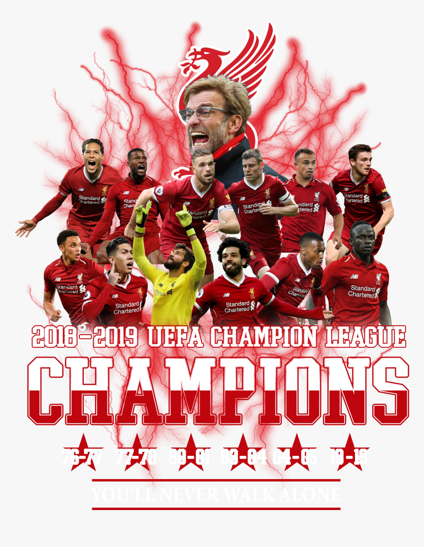 Liverpool Champions League 2019 Poster, HD Png Download, Free Download