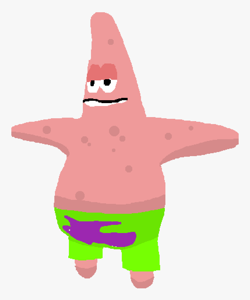 Patrick Star T Pose Png, Transparent Png, Free Download