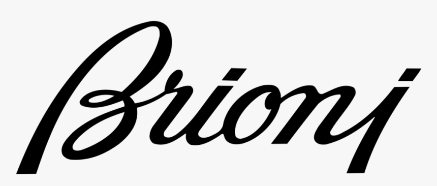 Brioni Logo Logotype Emblem Black - Brioni Logo Png, Transparent Png, Free Download