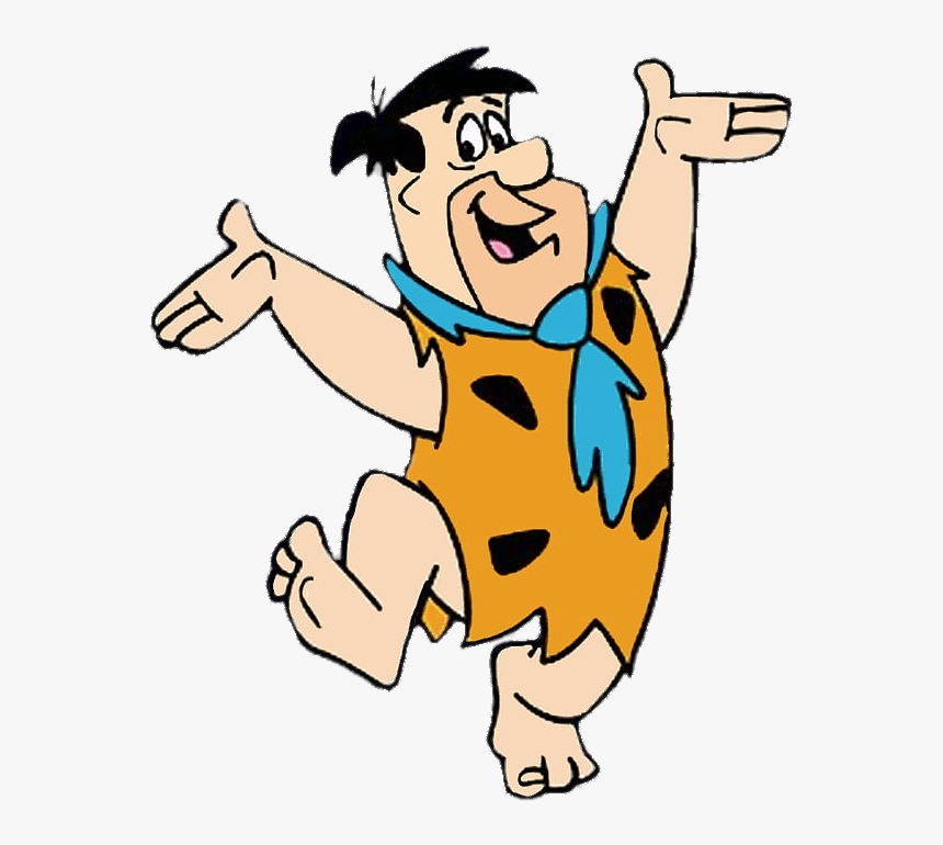 Fred Flintstone Happy - Fred Flintstone Png, Transparent Png, Free Download