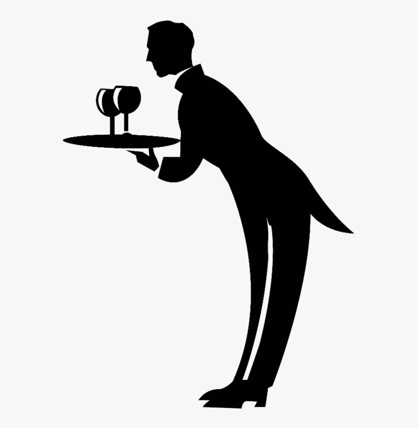 Waiter - Butler Clip Art, HD Png Download, Free Download