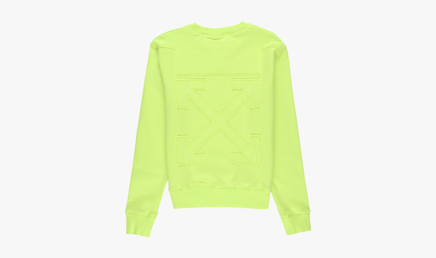 Off-white Arrow Logo Slim Crewneck - Sweater, HD Png Download, Free Download