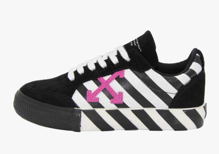 Off-white Arrow Low Vulcanized Black Violet Sneaker - Off-white, HD Png ...