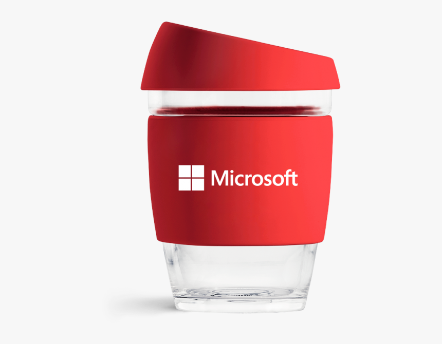 Red Microsoft Personalised Reusable Coffee Cup From - Joco, HD Png Download, Free Download