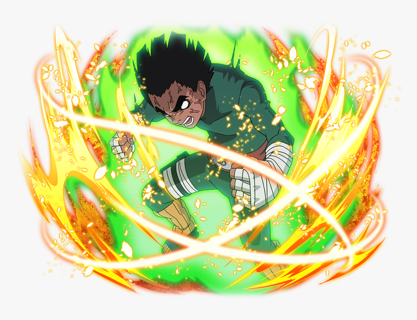 Blazing Awakening Rock Lee, HD Png Download, Free Download