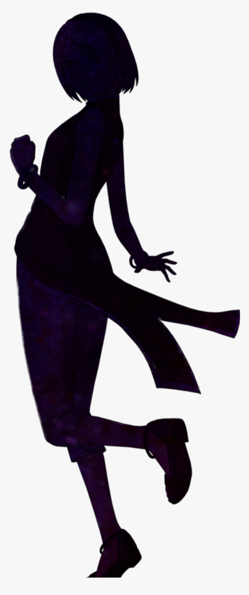 ##naruto #sakuraharuno #sakurauchiha - Silhouette, HD Png Download, Free Download
