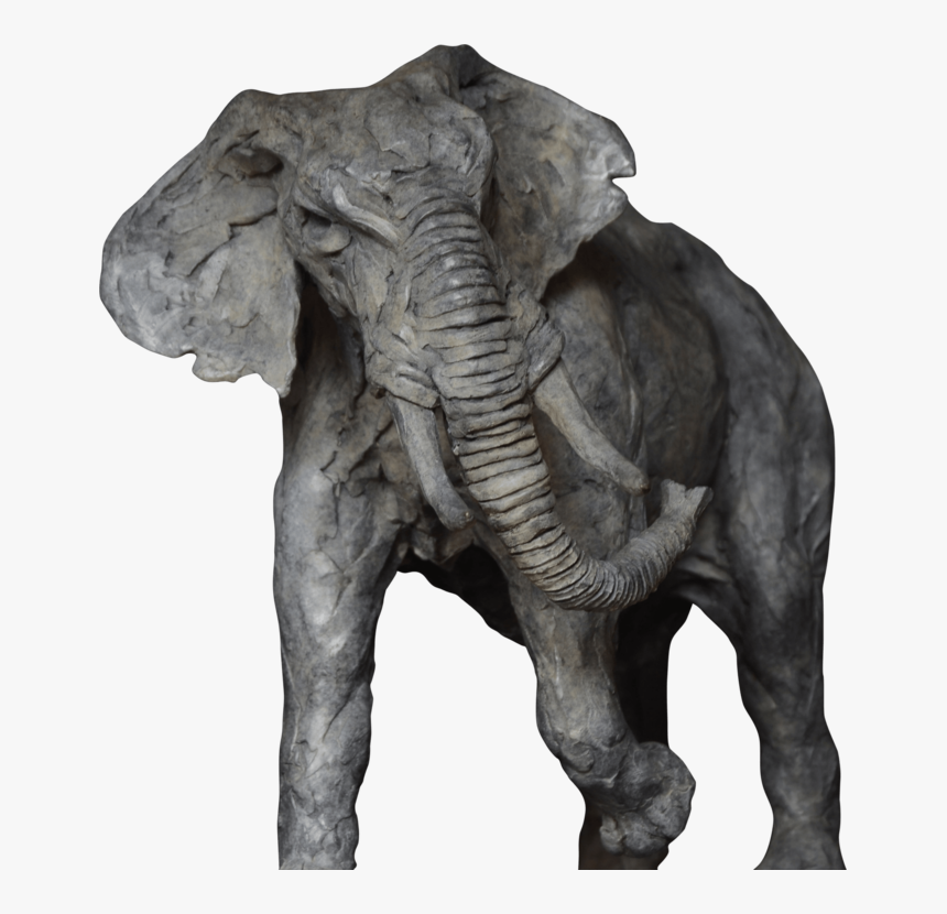 African Elephant Bull Edward Waites - Statue, HD Png Download, Free Download