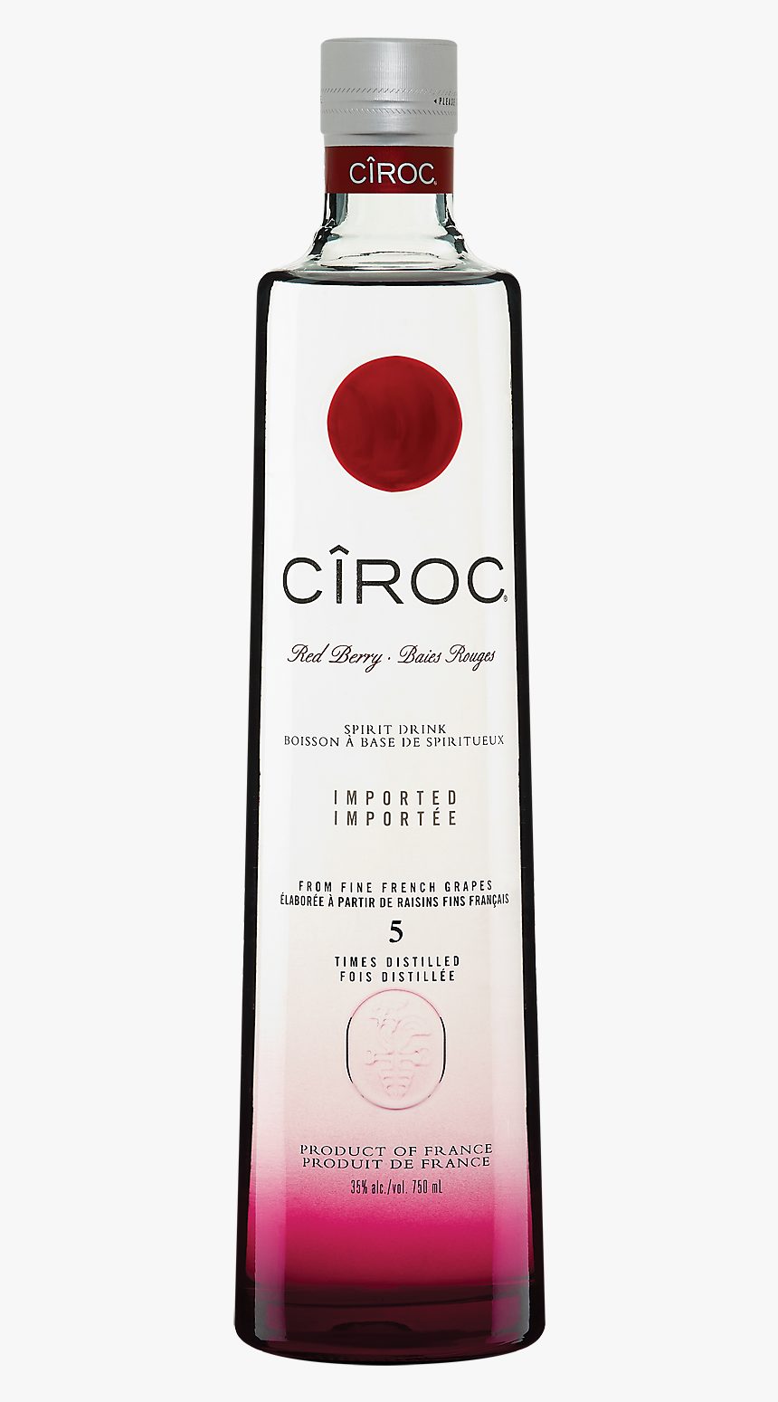 Ciroc Red Berry - Bottle, HD Png Download, Free Download